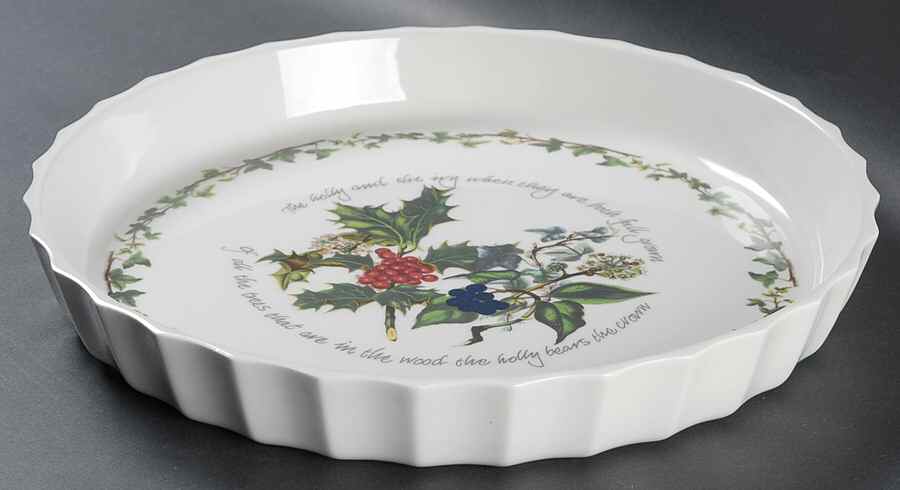 The Holly and The Ivy 12" Quiche by Portmeirion-1