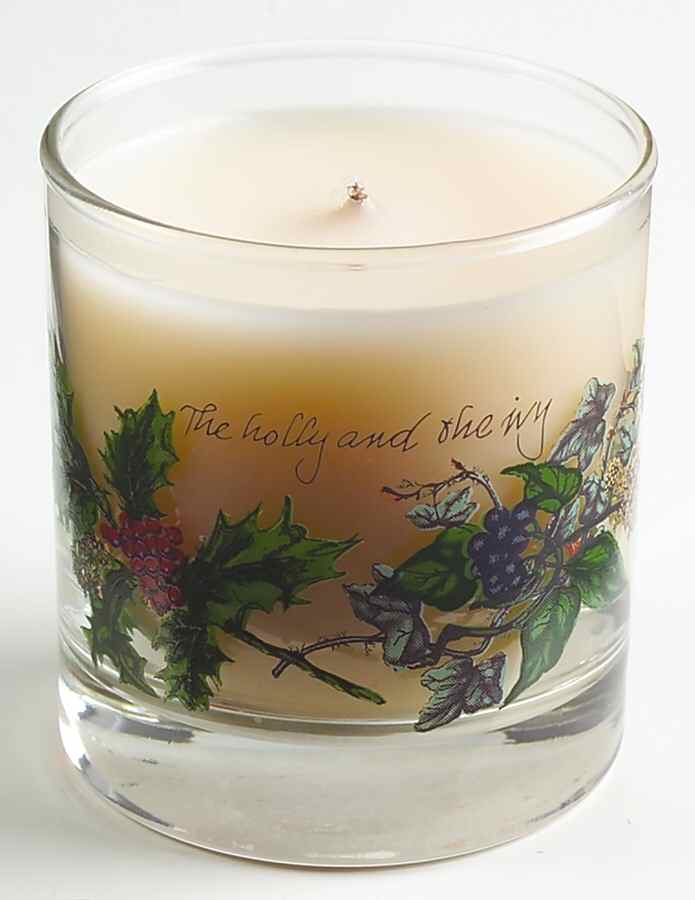 The Holly and The Ivy Glassware Votive Candleholder by Portmeirion-1