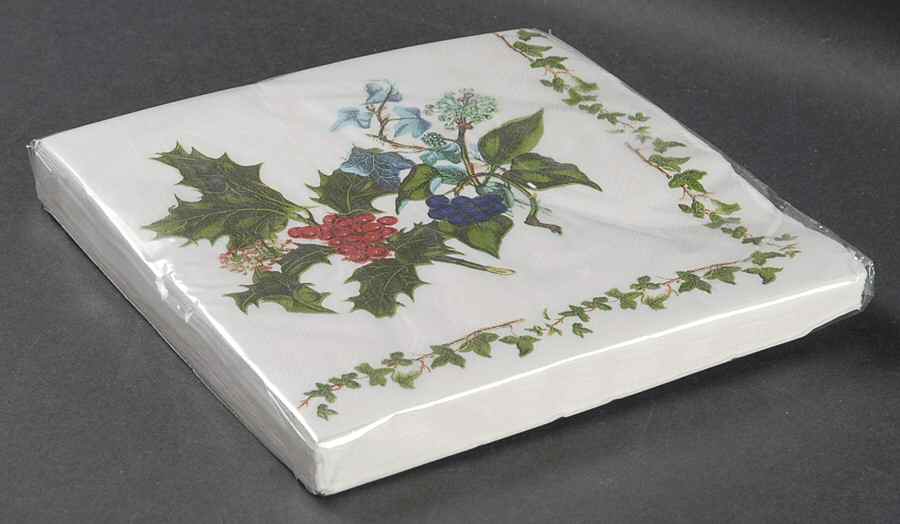 The Holly and The Ivy Package of Paper Luncheon Napkins by Portmeirion-1