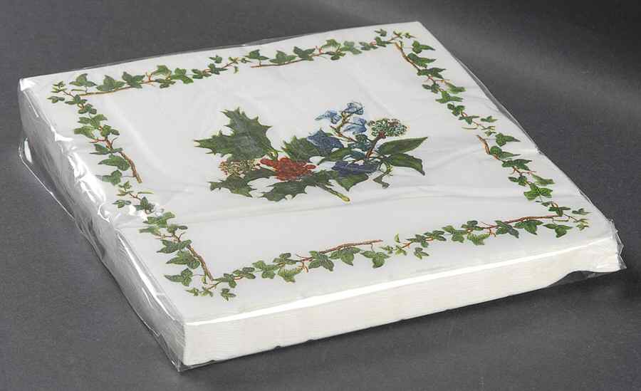 The Holly and The Ivy Package of Paper Dinner Napkins by Portmeirion-1