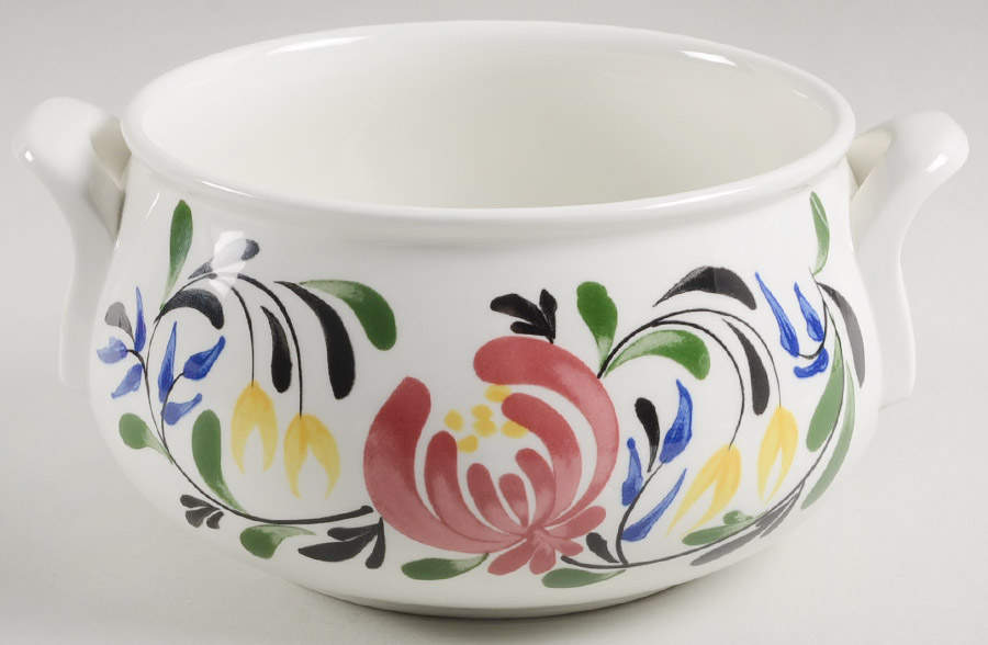 Welsh Dresser 2.5 Qt Round Romantic Casserole No Lid by Portmeirion-1