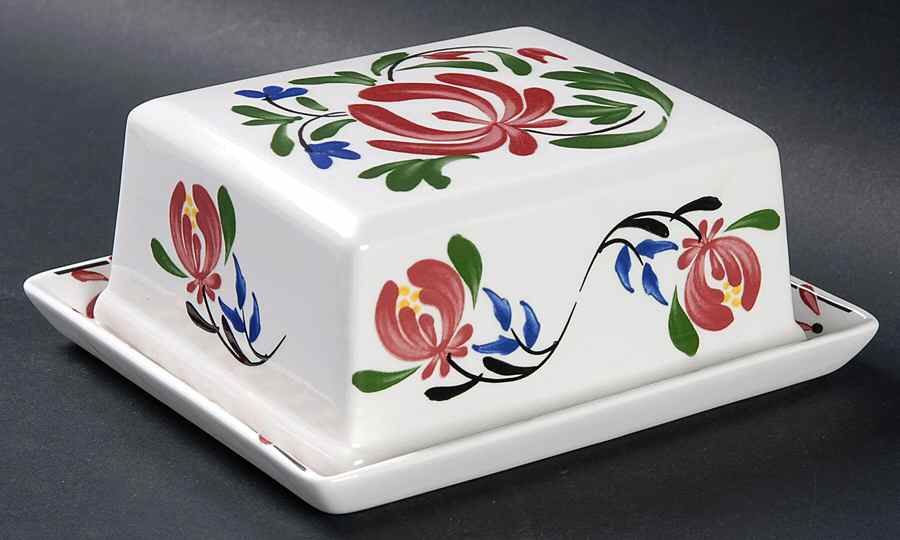 Welsh Dresser Square Covered Butter by Portmeirion-1