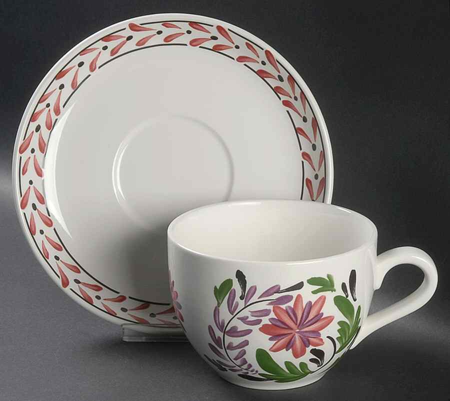 Welsh Dresser Jumbo Cup & Saucer Set by Portmeirion-1