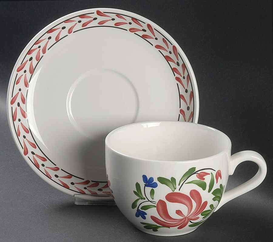 Welsh Dresser Jumbo Cup & Saucer Set by Portmeirion-1