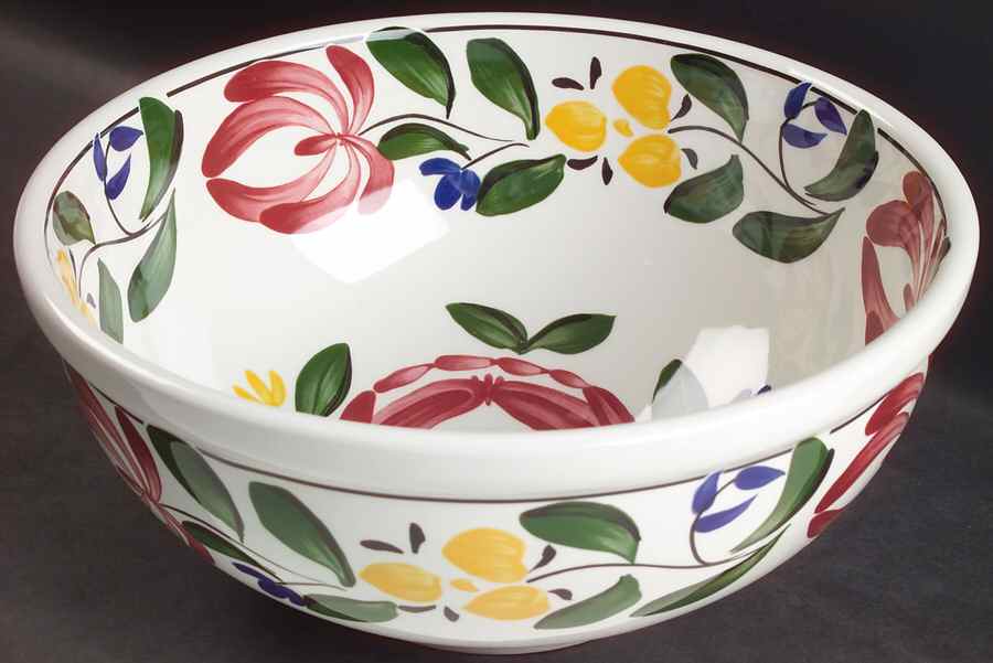 Welsh Dresser 11" Large Salad Serving Bowl by Portmeirion-1