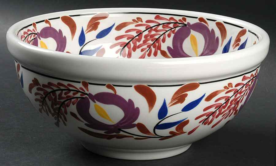 Welsh Dresser 9" Salad Serving Bowl by Portmeirion-1