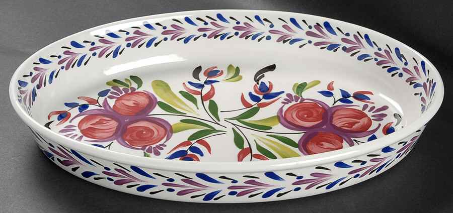 Welsh Dresser 14" Oval Baker by Portmeirion-1