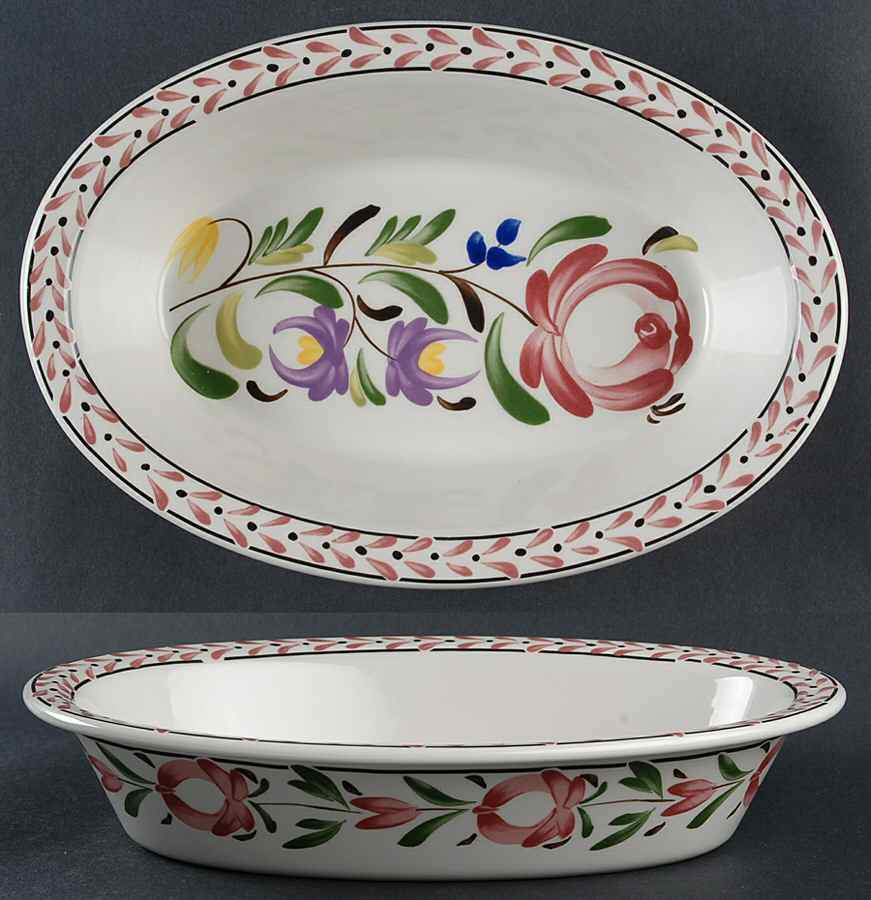 Welsh Dresser 11" Oval Pie Baker by Portmeirion-1