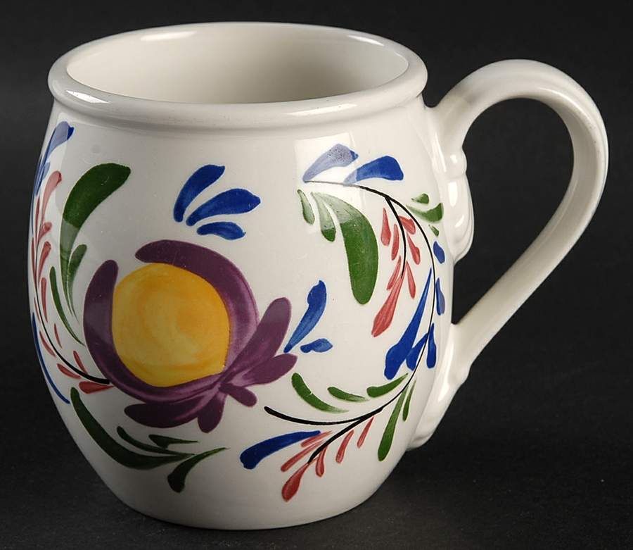 Welsh Dresser Delft Mug (Barrel Shape) by Portmeirion-1
