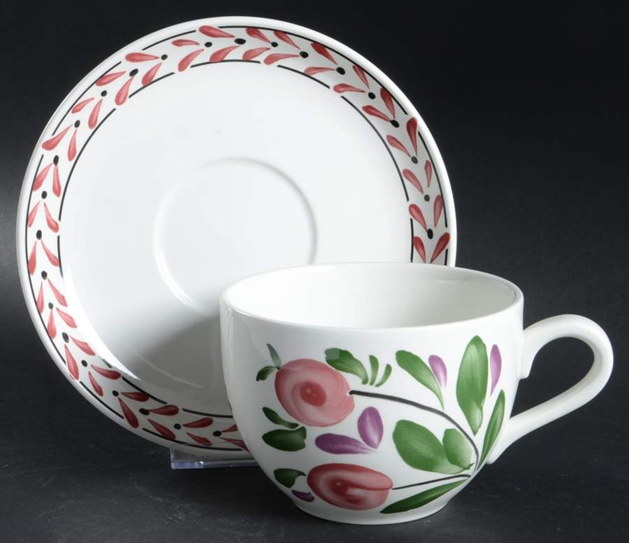 Welsh Dresser Jumbo Cup & Saucer Set by Portmeirion-1