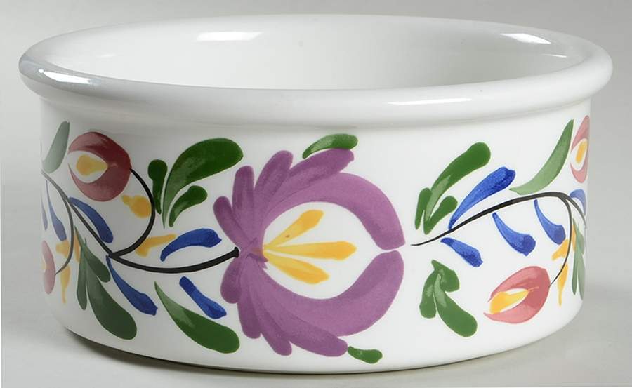 Welsh Dresser 7" Round Vegetable/Souffle (Drum) by Portmeirion-1