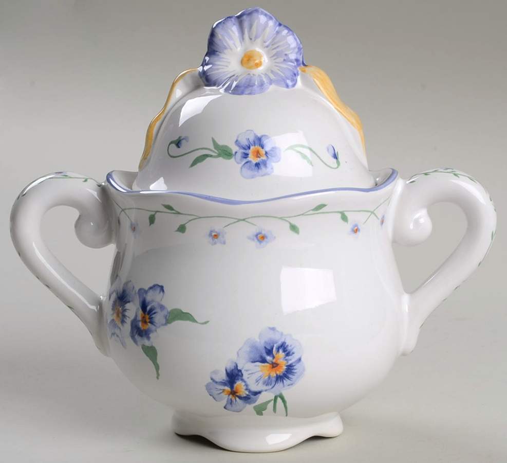 Edwina Sugar Bowl & Lid by Porta-1