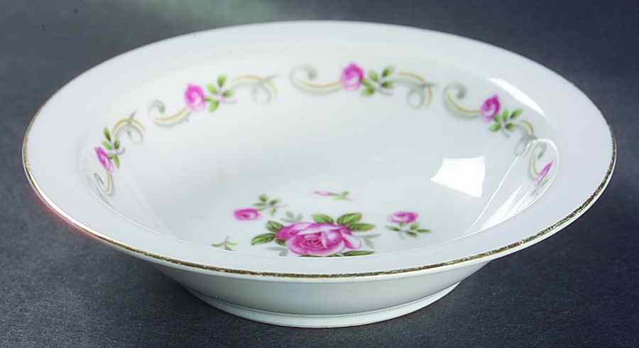 First Love Rim Fruit/Dessert (Sauce) Bowl by Puritan (Japan)-1