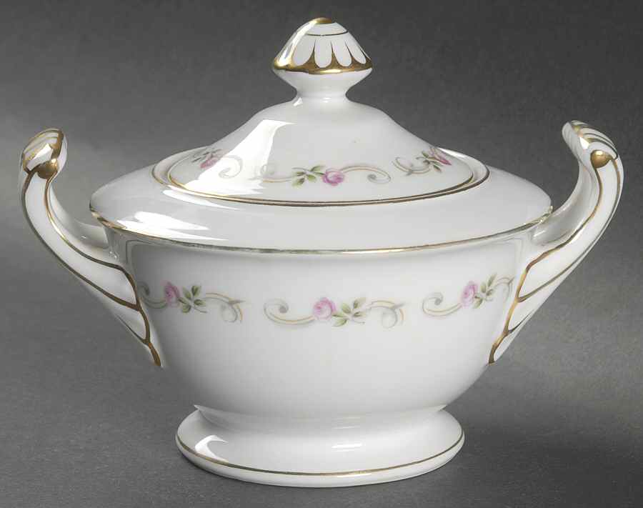First Love Sugar Bowl & Lid by Puritan (Japan)-1