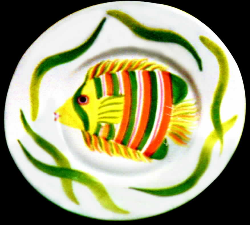 Pesca Dinner Plate by Palmer Smith-1