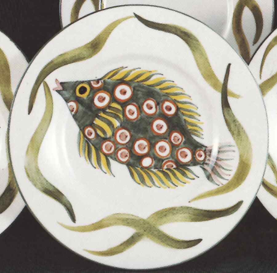 Pesca Dinner Plate by Palmer Smith-1
