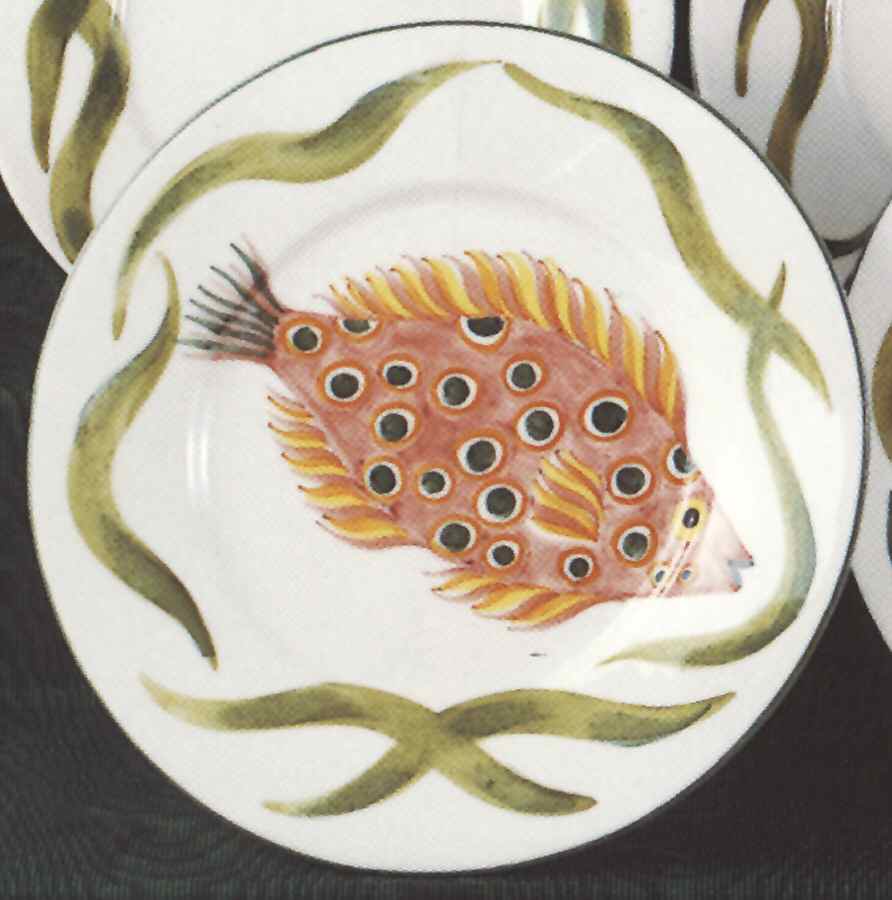 Pesca Dinner Plate by Palmer Smith-1