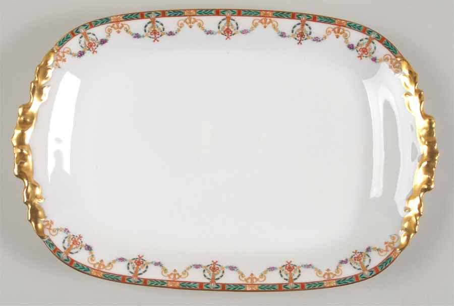 POY113 14" Oval Serving Platter by Jean Pouyat-1