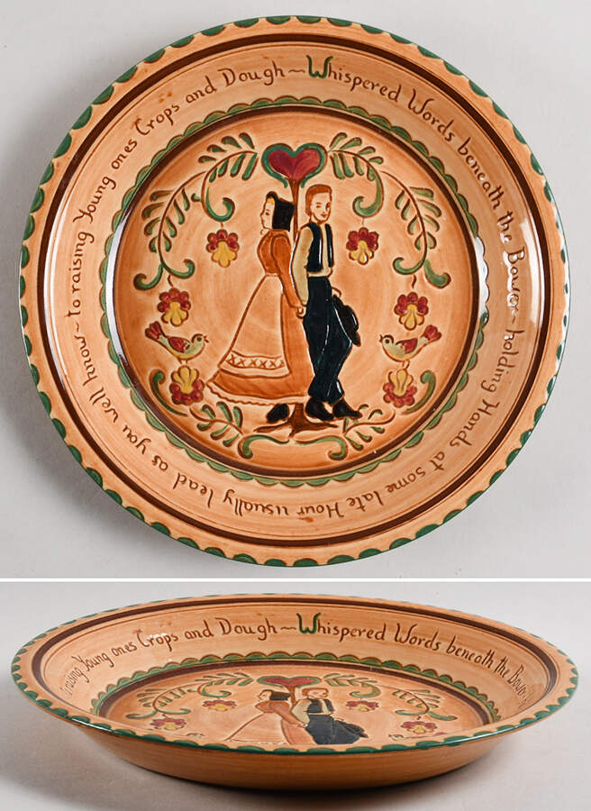 Amish Pie Serving Plate by Pennsbury-1