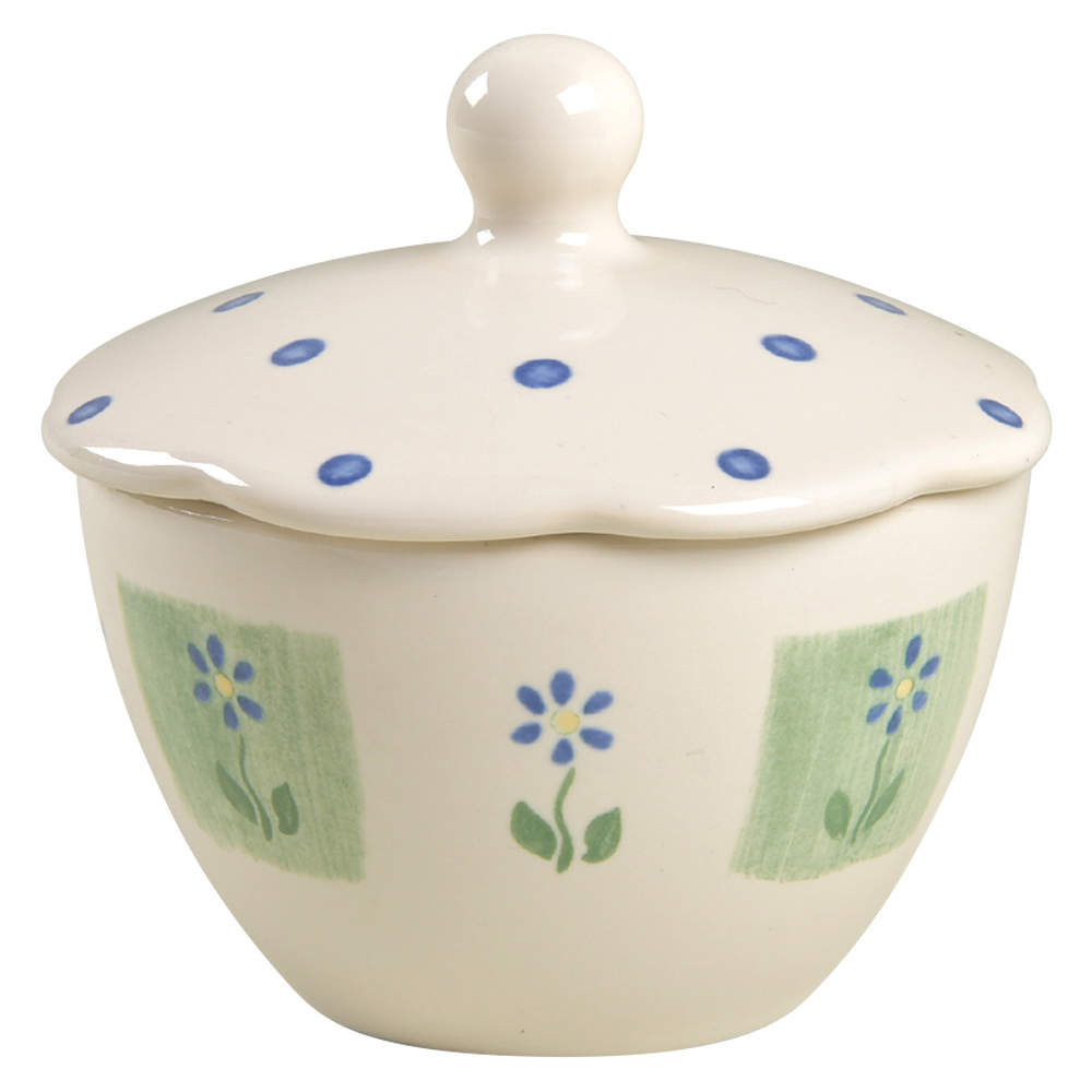 Cloverhill Floral Sugar Bowl & Lid by Pfaltzgraff-1