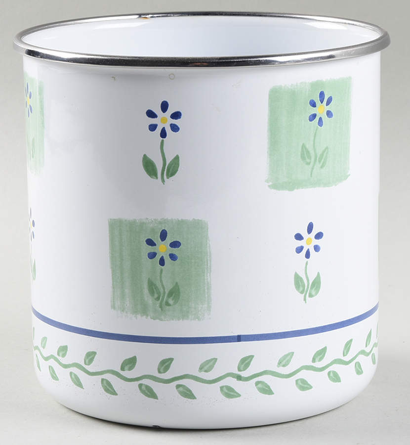 Cloverhill Floral Small Metal Canister No Wood Lid by Pfaltzgraff-1