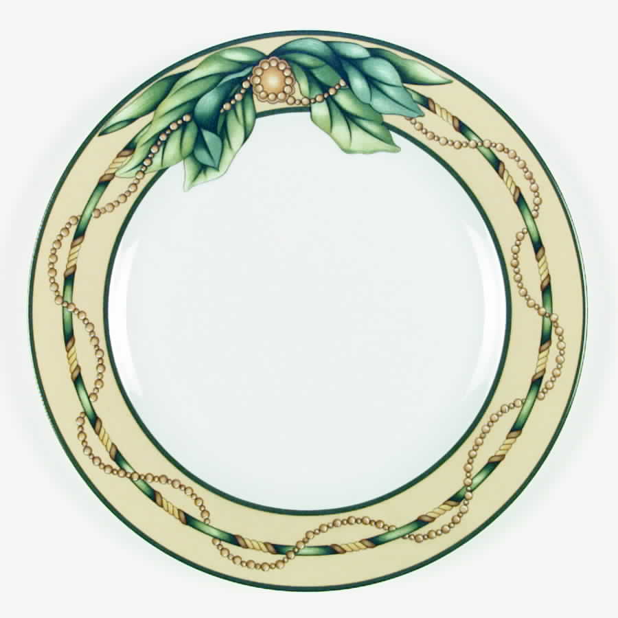 Les Voyages Bougainville Service Plate (Charger) by Porcelaine De Paris-1