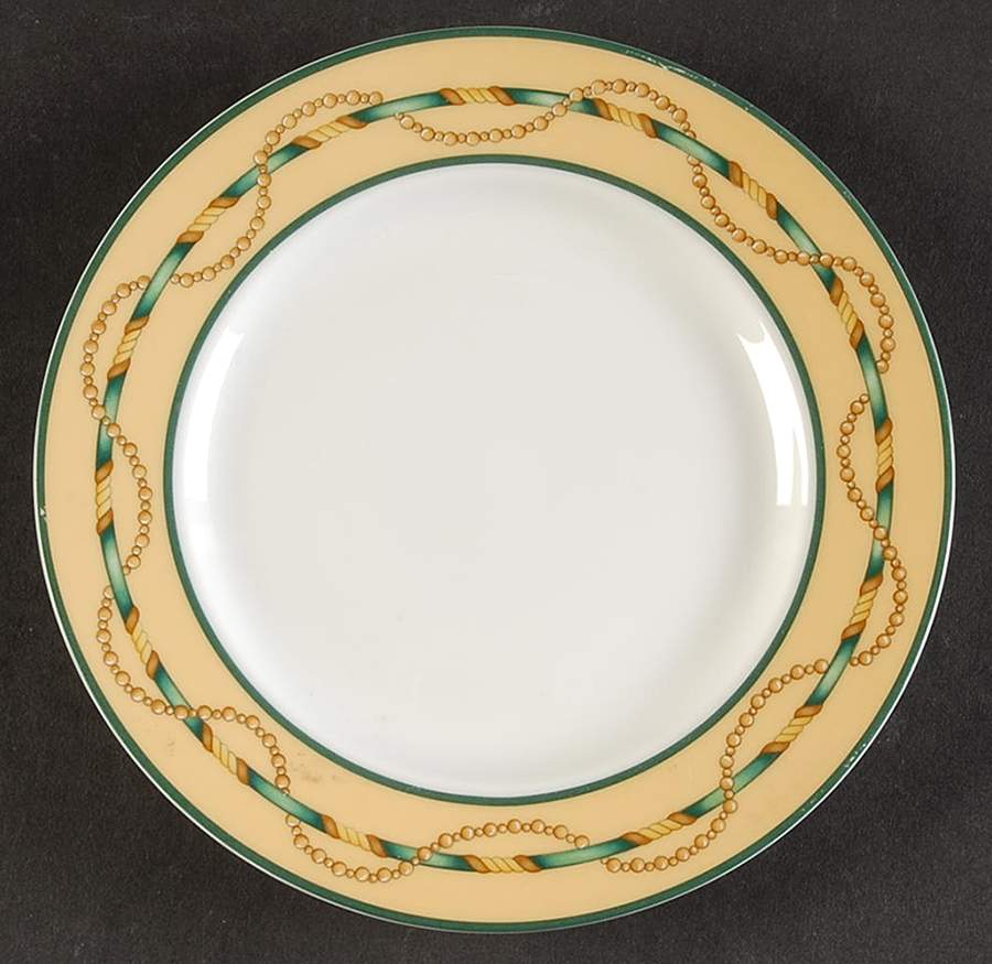Les Voyages Bougainville Bread & Butter Plate by Porcelaine De Paris-1