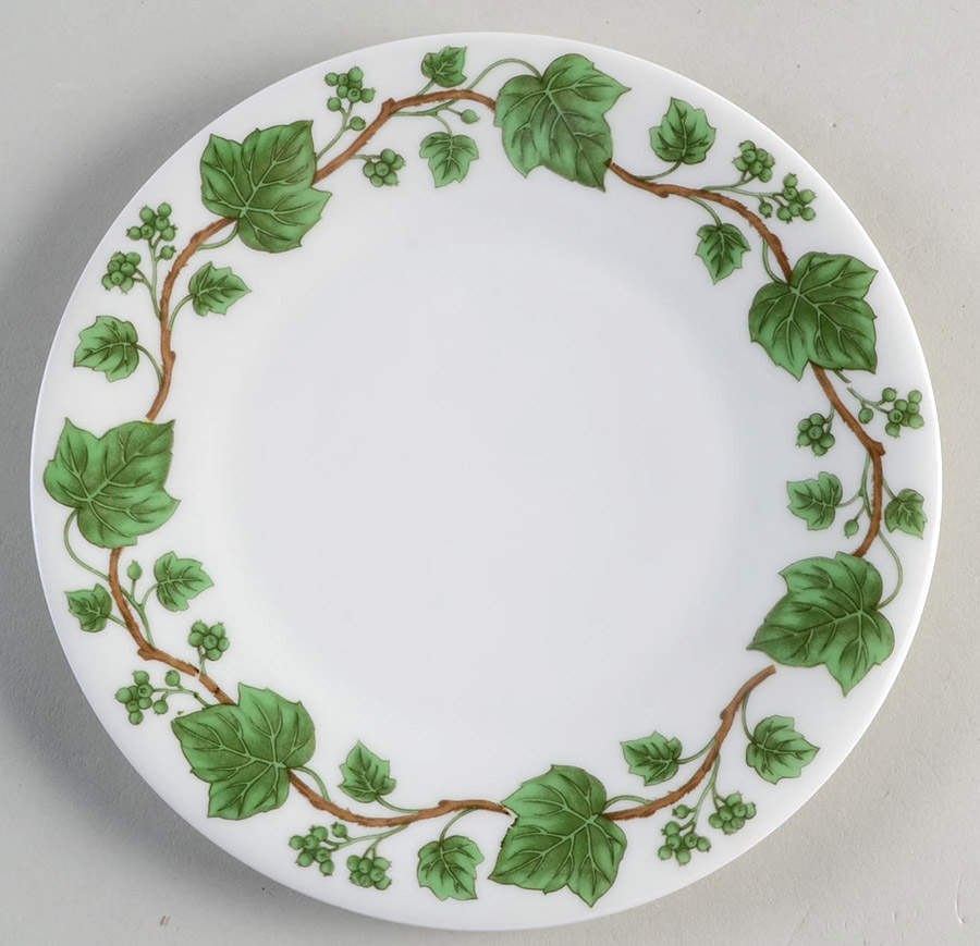 Lierre Dessert/Pie Plate by Porcelaine De Paris-1