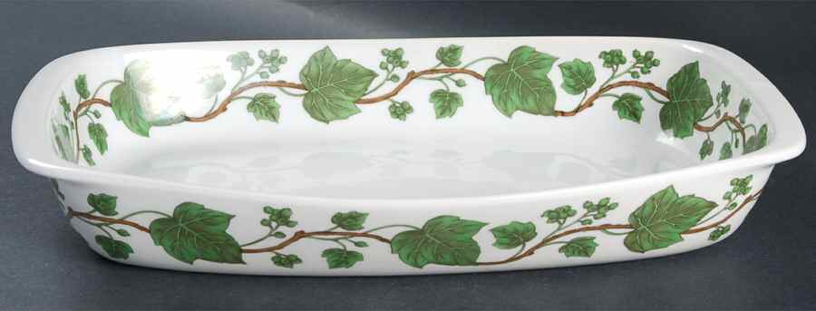 Lierre Rectangular Roaster by Porcelaine De Paris-1