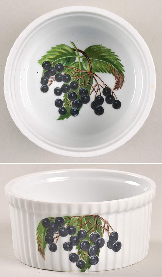 Les Fruits Sauvages Ramekin by Porcelaine De Paris-1