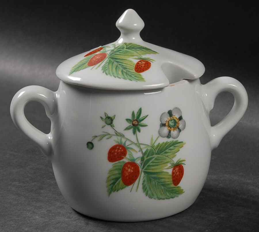 Les Fruits Sauvages Marmalade & Lid by Porcelaine De Paris-1