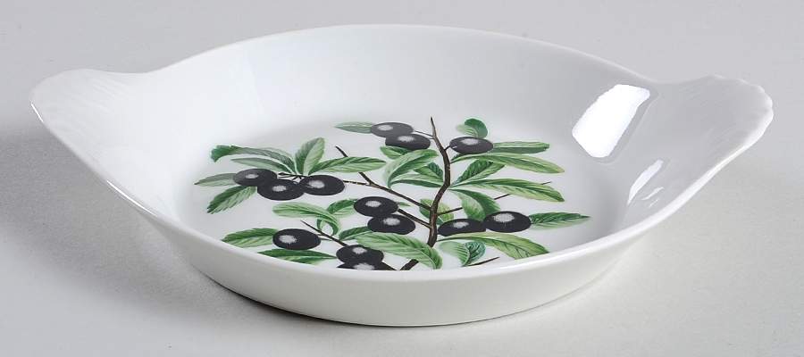 Les Fruits Sauvages 7" Shirred Egg Dish by Porcelaine De Paris-1