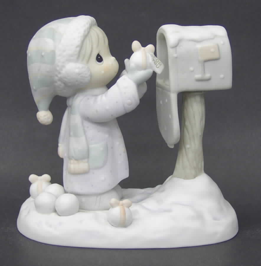 I'M Sending You a White Christmas Flower-I'm Sending You A White Christmas - Flower Trademark With Box by Precious Moments-1