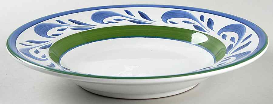 Cascades Large Rim Soup Bowl by Presenttense-1