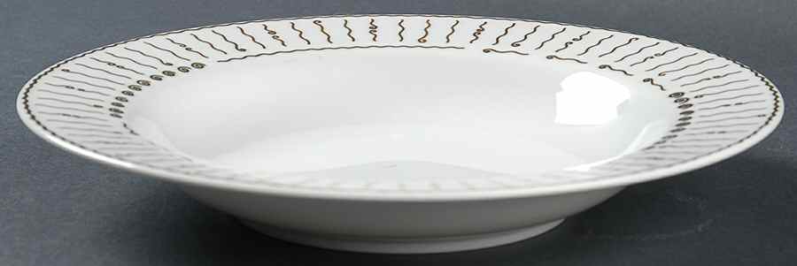 Nile Rim Soup Bowl by Pottery Barn China-1
