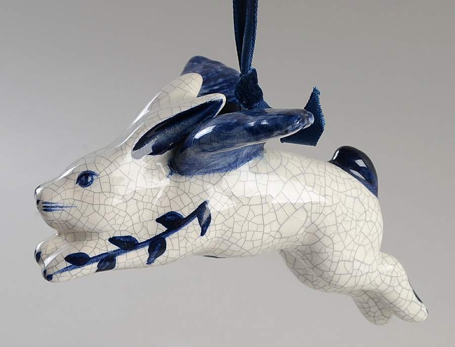 Dedham Rabbit Ornament by Potting Shed-1