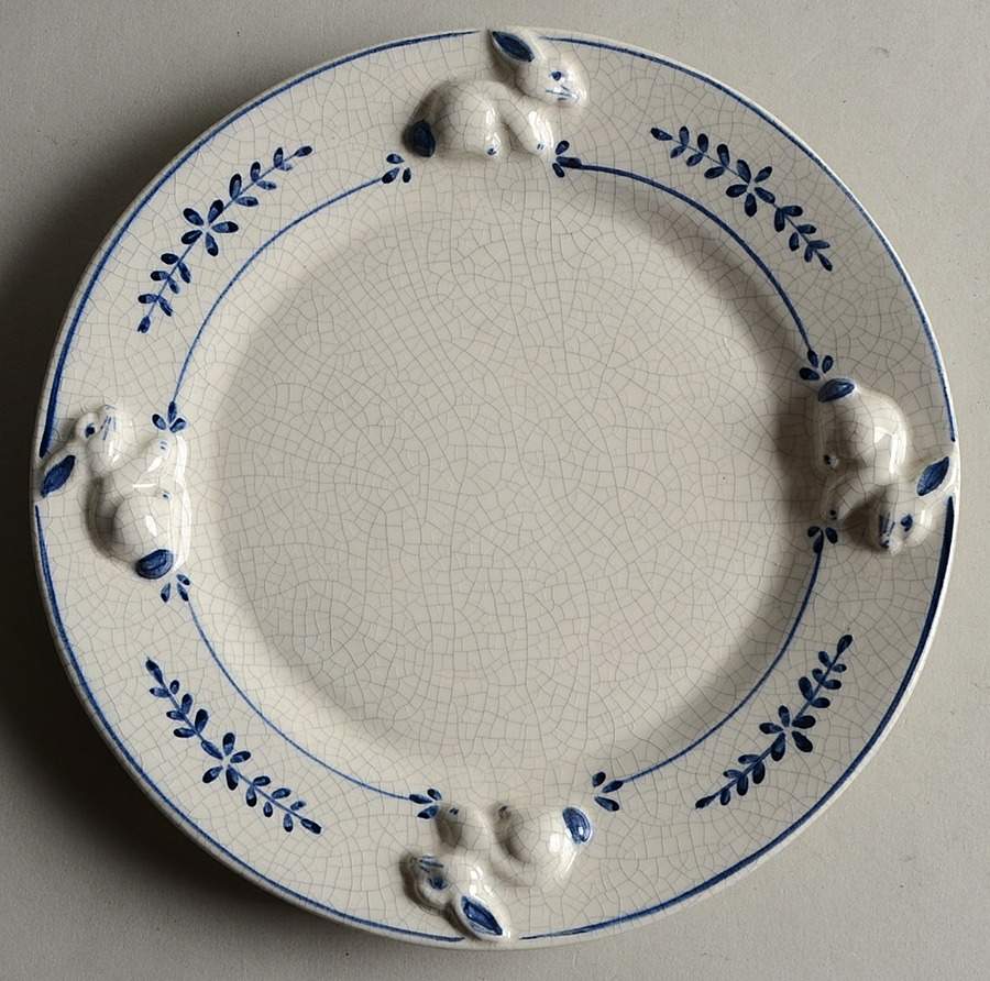 Dedham Rabbit Medium Child's Plate by Potting Shed-1