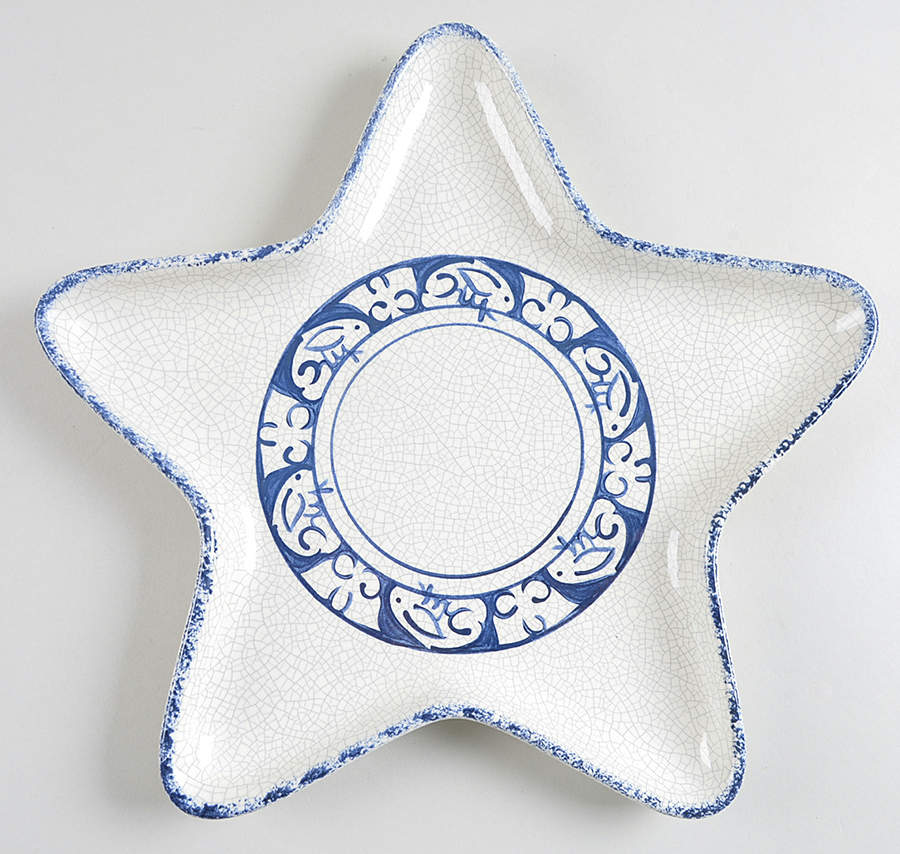 Dedham Rabbit Star Shaped Dish by Potting Shed-1