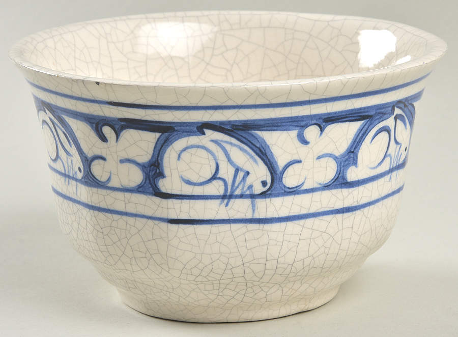 Dedham Rabbit Cranberry Bowl by Potting Shed-1