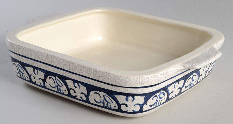 Dedham Rabbit 9" Square Baker by Potting Shed-1