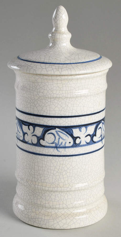 Dedham Rabbit 9" Storage Jar & Lid by Potting Shed-1