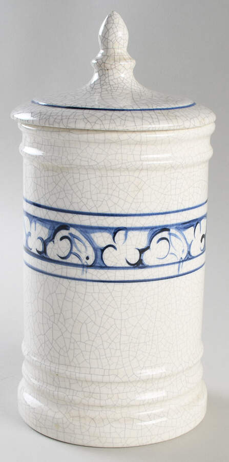 Dedham Rabbit 10" Storage Jar & Lid by Potting Shed-1