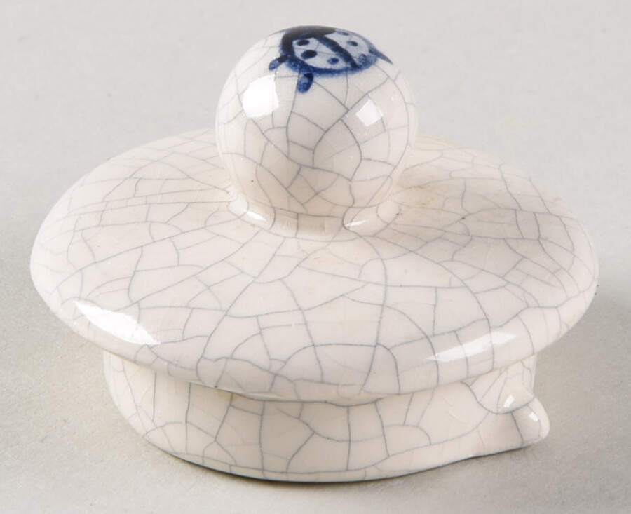 Dedham Rabbit Lid for Figural Teapot by Potting Shed-1