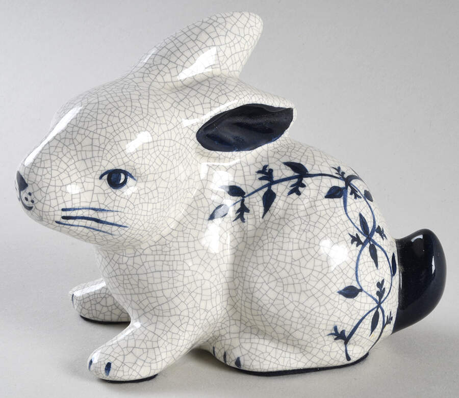 Dedham Rabbit Large Rabbit Figurine by Potting Shed-1