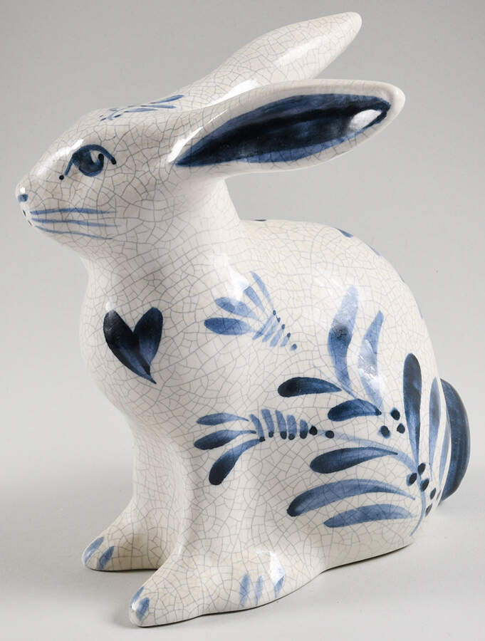 Dedham Rabbit Sitting Rabbit Figurine by Potting Shed-1