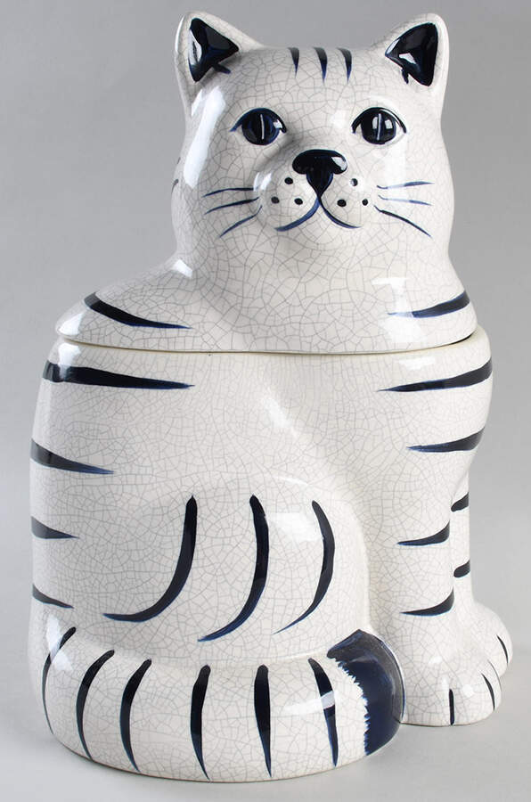 Dedham Rabbit Figural Cookie Jar & Lid by Potting Shed-1