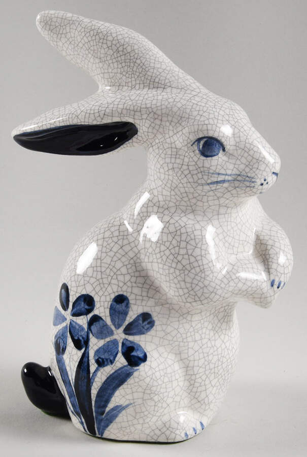 Dedham Rabbit Small Rabbit Figurine by Potting Shed-1