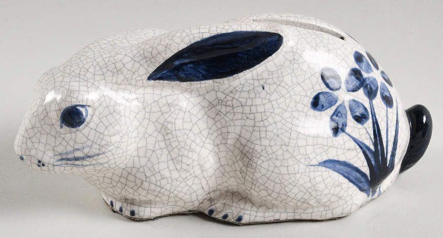 Dedham Rabbit Bunny Bank by Potting Shed-1