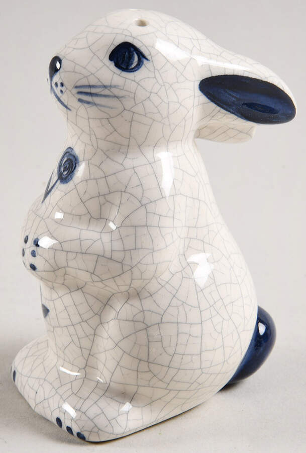 Dedham Rabbit Figural Salt Shaker by Potting Shed-1