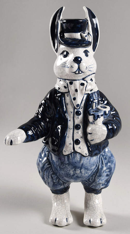 Dedham Rabbit Figurine by Potting Shed-1